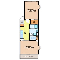 三貴マンションの物件間取画像